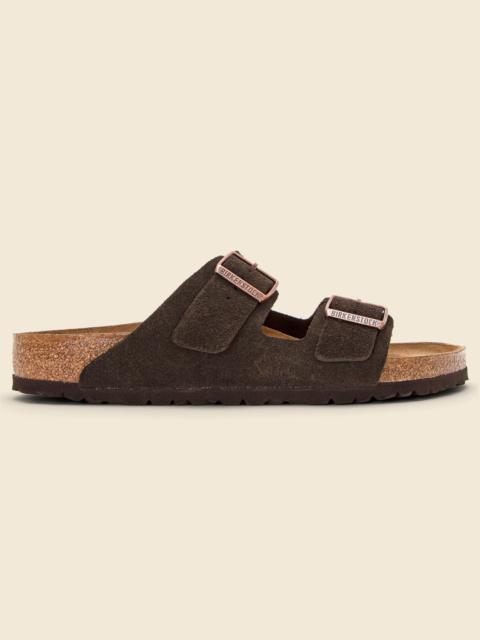 BIRKENSTOCK Arizona Suede Sandal - Mocha