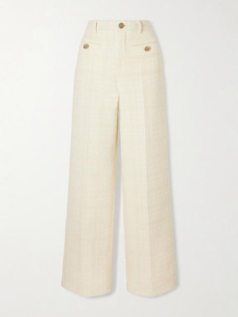 GUCCI Wide-leg Cotton-tweed Pants