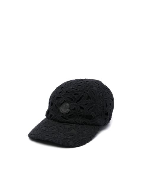 Moncler macramé baseball cap