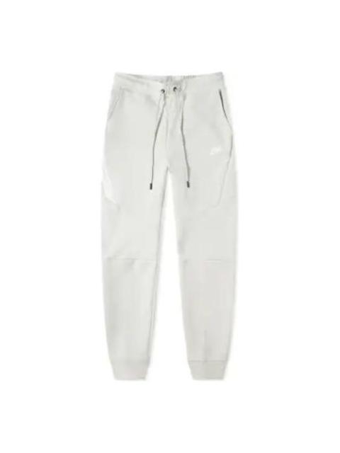 Nike Nike 기술 소매 남자의 조깅 바지 '빛 뼈 화이트' 805162-075
