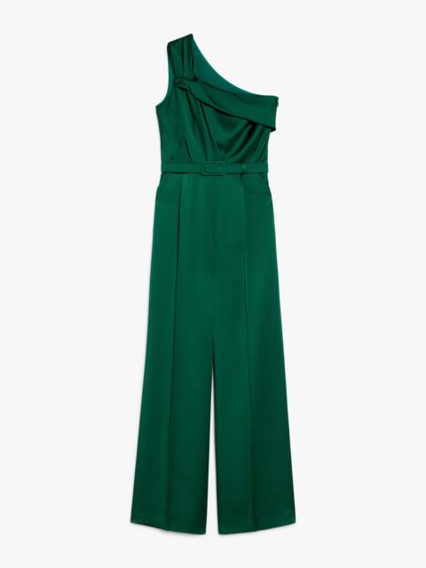 Max Mara GIOIRE Envers satin one-shoulder jumpsuit