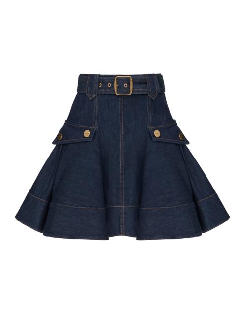 Zimmermann DENIM CARGO MINI SKIRT