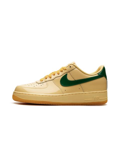 Nike Air Force 1 Low "Patent Leather Topaz Gold Pine Green" IO4489 700