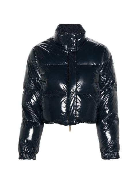 Thom Browne herringbone reversible down jacket