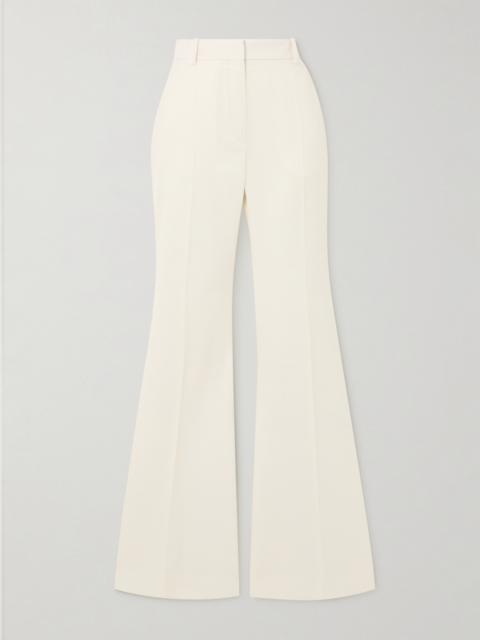 NINA RICCI Wool-gabardine Flared Pants