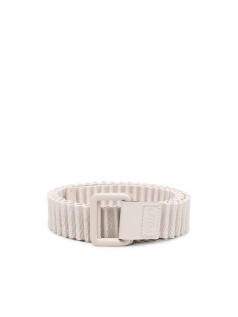 ISSEY MIYAKE pleated square-buckle belt