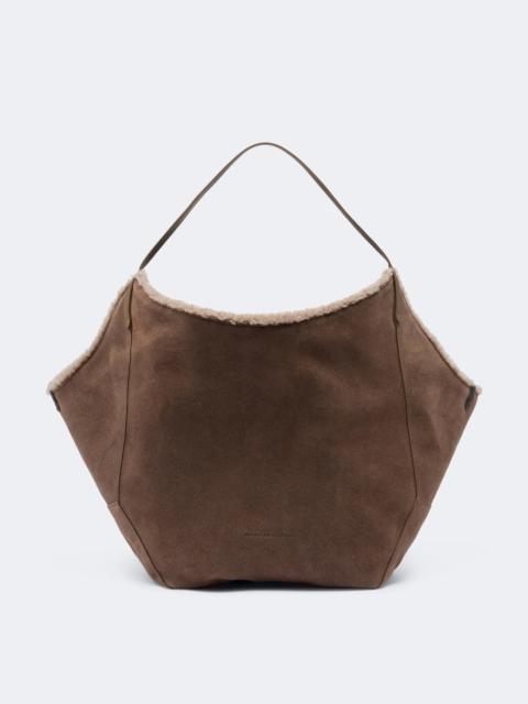 Brunello Cucinelli Duo Large reversible leather tote bag