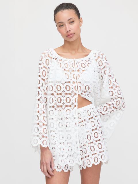 Hill House Home The Kaya Short - White Broderie