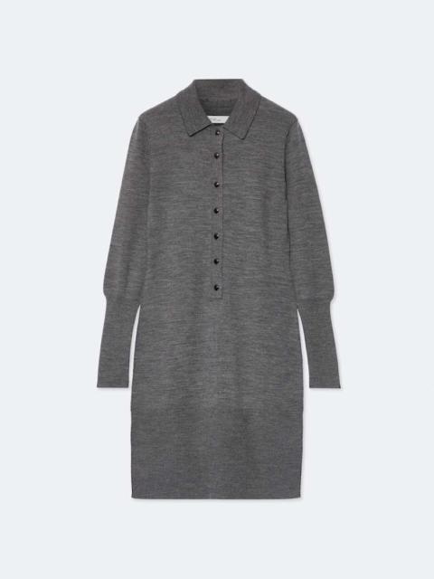 ALLSAINTS COYTE MERINO WOOL POLO DRESS