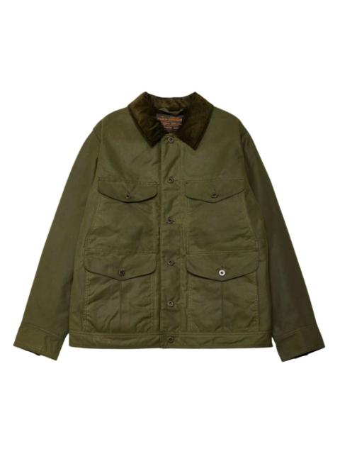 FILSON Journeyman pocketed corduroy-collar jacket