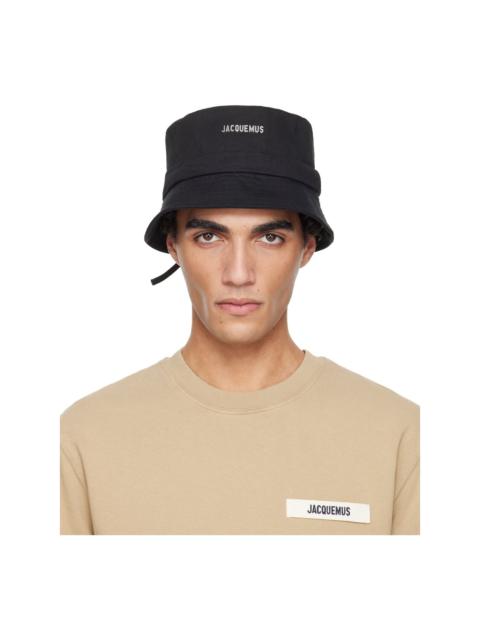 JACQUEMUS Black Les Classiques 'The Gadjo' Bucket Hat