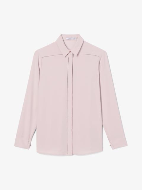 M.M.LaFleur Lagarde Pointelle Shirt - Eco Soft Wave