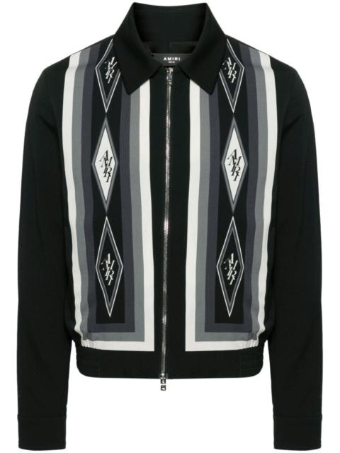 AMIRI logo-print bomber jacket