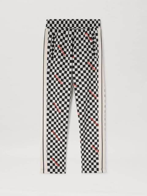 Palm Angels JACQUARD DAMIER CLASSIC TRACK PANTS