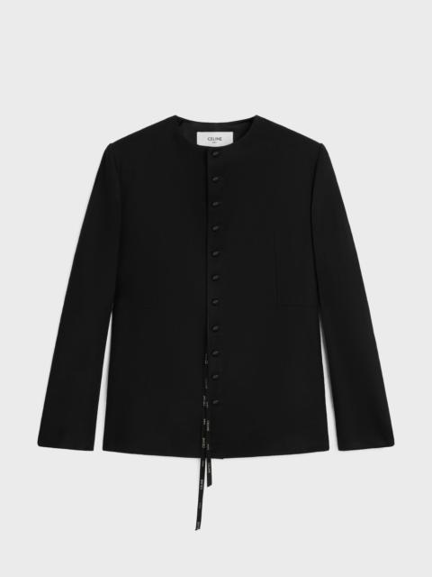 CELINE cardigan jacket IN CASHMERE FLANNEL