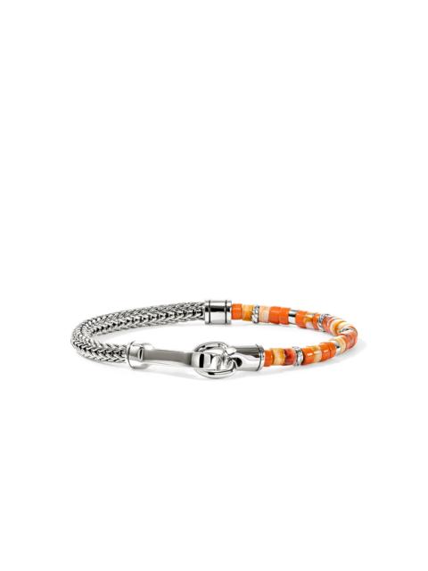 Heishi Chain Bracelet, Sterling Silver