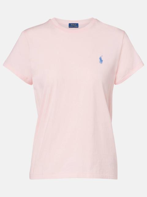 Polo Ralph Lauren Embroidered cotton jersey T-shirt