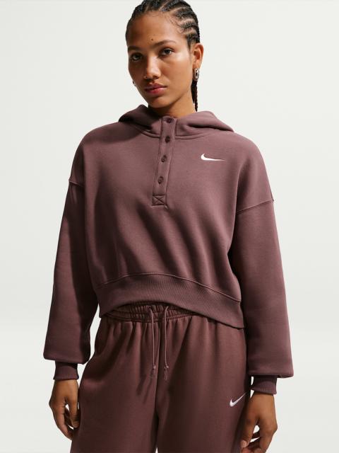 Nike Nike Sportswear Phoenix Fleece Women's Oversized Cropped Henley Hoodie
