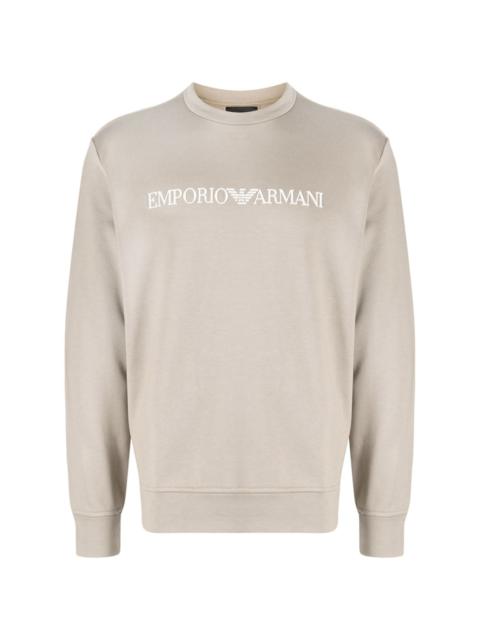 logo-print long-sleeve sweatshirt