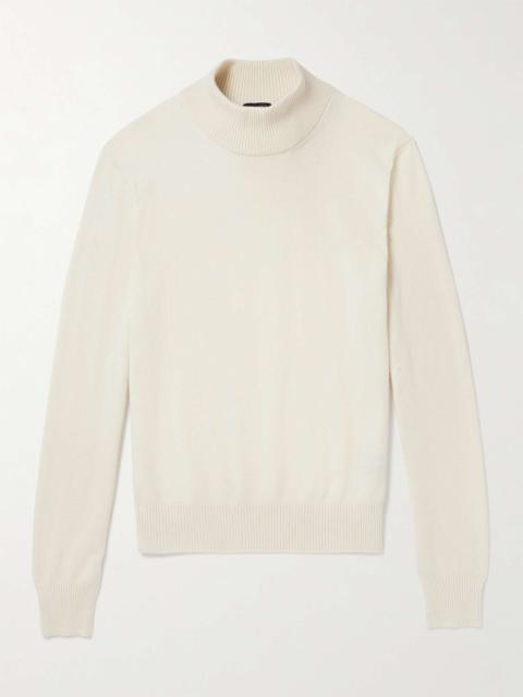 Cashmere Mock-Neck Sweater