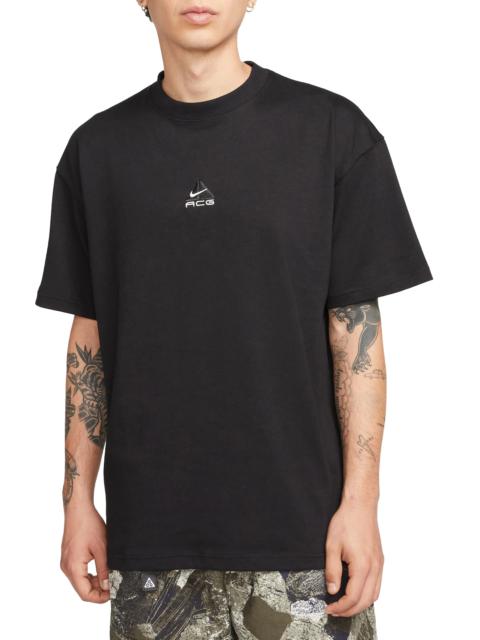 All Conditions Gear Lung Embroidered T-Shirt in Black/Light Smoke Grey/White