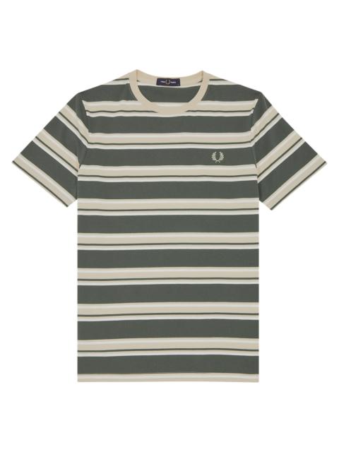 Fred Perry Striped cotton T-shirt
