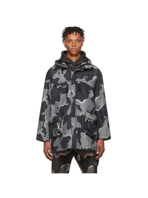 UNDERCOVER Gray Eastpak Edition Nylon Coat