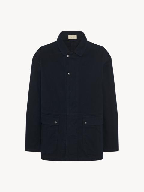 THE ROW Amoneto Jacket カシミヤ リネン オーバーサイズS The Row Amoneto Jacket in Linen and Cashmere | REVERSIBLE