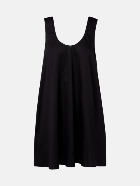 LESET Yoko cotton poplin minidress