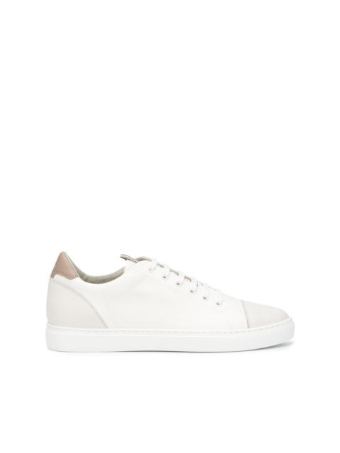 Brunello Cucinelli colour-block low top sneakers