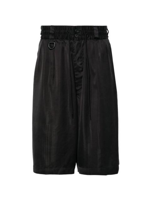 3S drawstring-waist track shorts