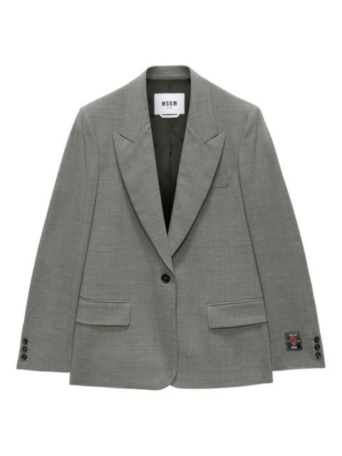 MSGM single-breasted blazer