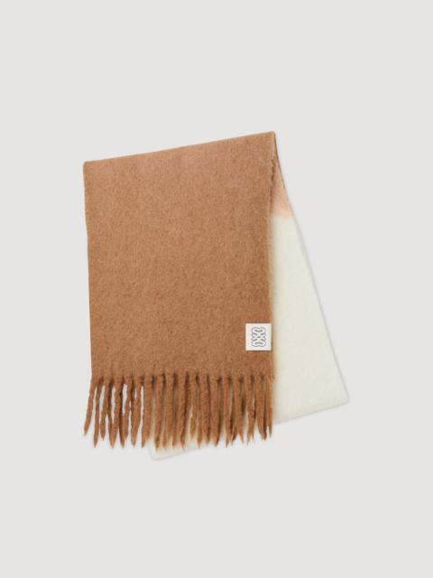 Sandro Two-tone scarf