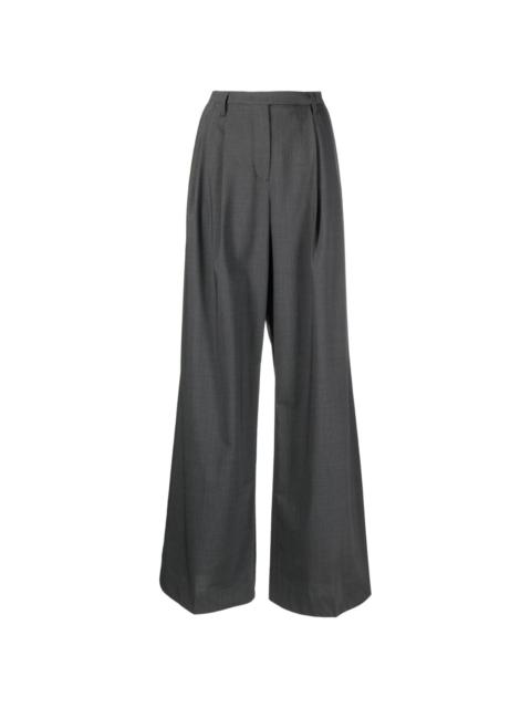 high-waisted palazzo pants