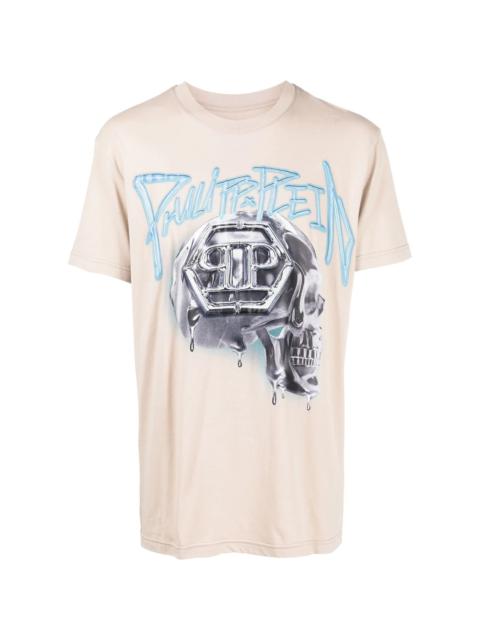 PHILIPP PLEIN skull-print short-sleeve T-shirt