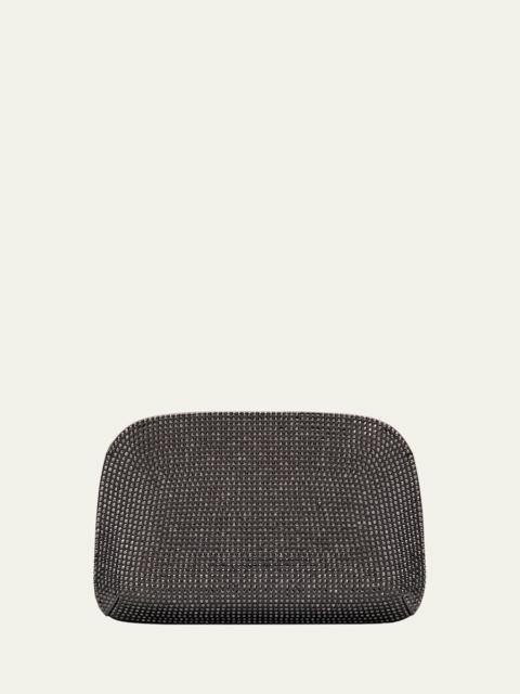 GIORGIO ARMANI Crystal Satin Clutch Bag