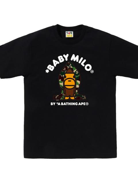 A BATHING APE® ABC Camo Milo Hoodie SS Tee "Black/Green Camo" 0ZXTEMX00510Q BKM