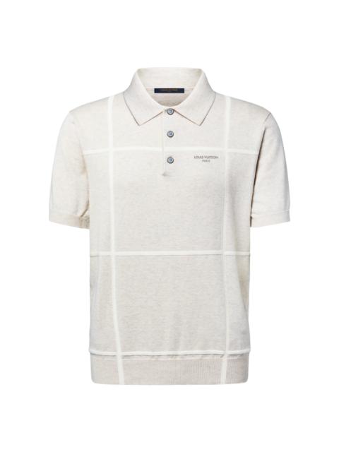 Louis Vuitton Signature Short-Sleeved Jacquard Polo Shirt