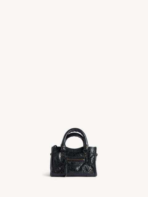 BALENCIAGA Women's Le City Bag Nano in Black