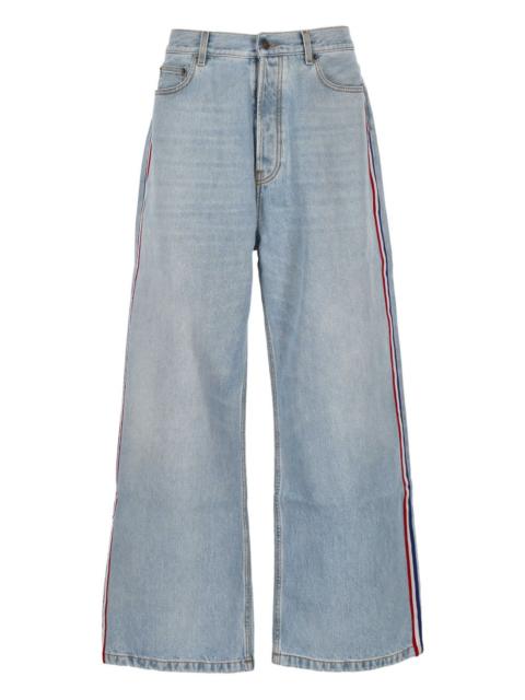 FIORUCCI logo-patch jeans