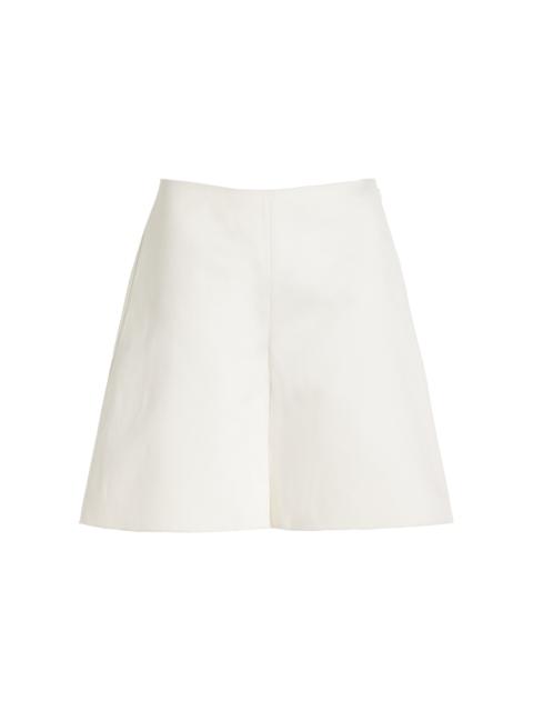 BY MALENE BIRGER Exclusive Marrian Cotton-Blend Shorts white