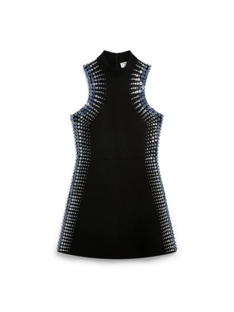 CASABLANCA Black Embellished Mini Dress
