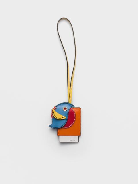Prada Leather mirror case pendant