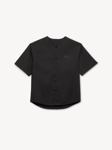 KENZO 'KENZO Signature' baseball short sleeve shirt in cotton poplin