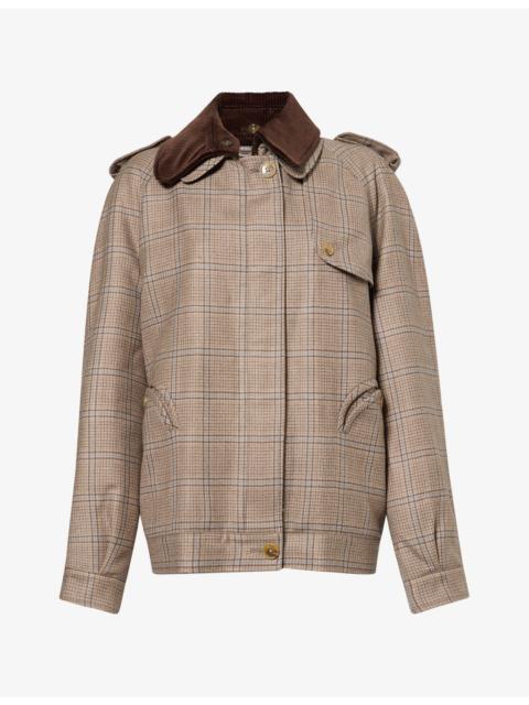 BLAZÉ MILANO Saona Chausie Padded Virgin-Wool Trench Jacket