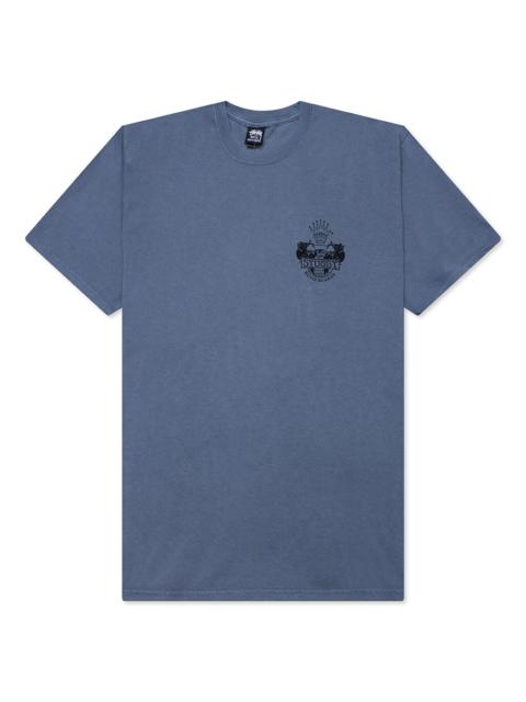 Stüssy BUILT TO LAST PIGMENT DYED TEE - NAVY