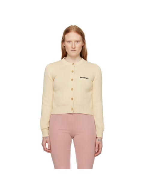 Palm Angels Off-White Embroidered Sweater