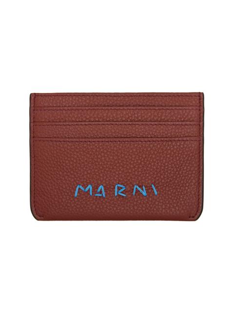 Marni Brown Credit Card Holder