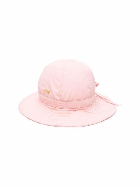 bow-embellished bucket hat