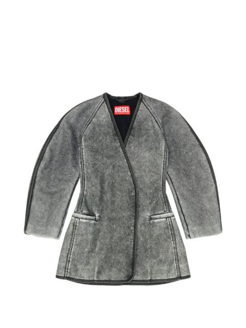 Diesel cardigan jacket with cocoon sleeves